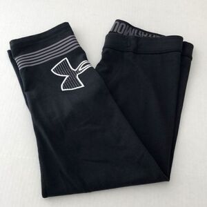 Cute Black Under Armour Workout Capris Small Great Condition